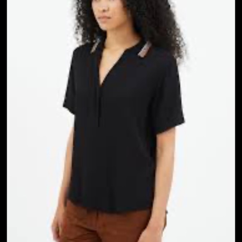 Sandro Paris woman’s black blouse size medium